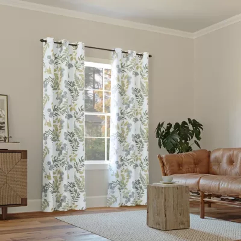 Sun Zero Remi Grommet Top Blackout Single Curtain Panel