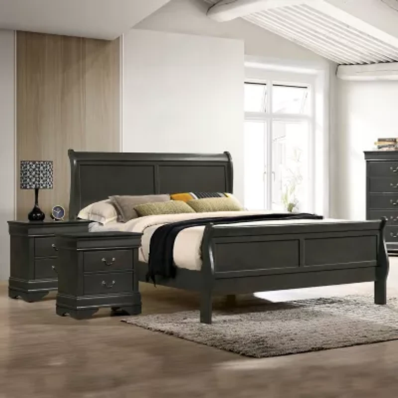 Lihte Piece Wooden Bedroom Set