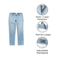 mutual weave Dexterity Mens Easy-on + Easy-off Adaptive Stretch Fabric Slim Fit Jean