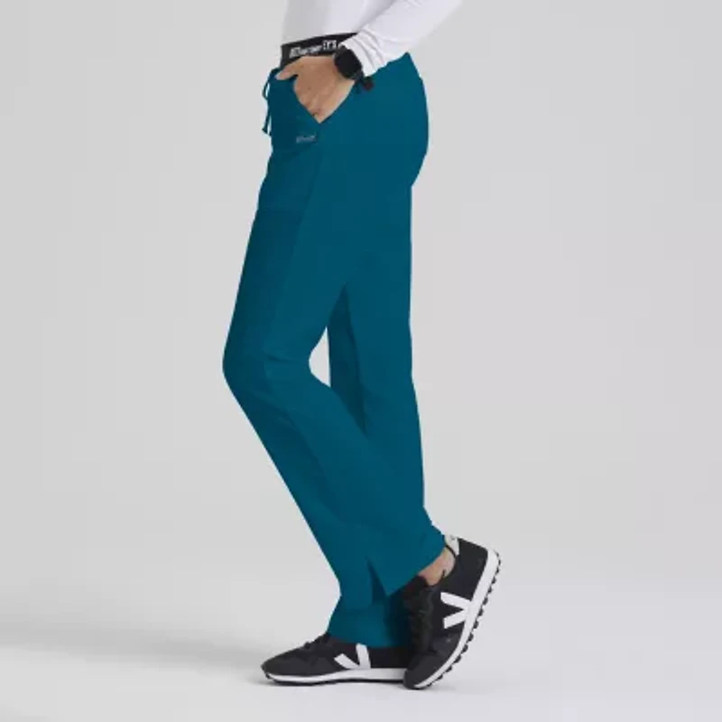 Grey's Anatomy™ by Barco Classic 4275 Aubrey 3-Pocket Low-Rise Flared Leg Womens Moisture Wicking Scrub Pant