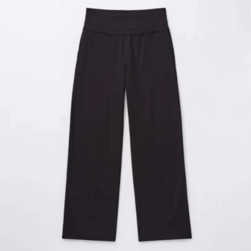 Stylus Womens High Rise Wide Leg Pant