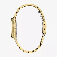 Citizen Mickey and Friends Mickey Mouse Womens Gold Tone Stainless Steel Bracelet Watch Fe7093-57w