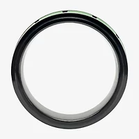 Mens 8MM Stainless Steel Wedding Band