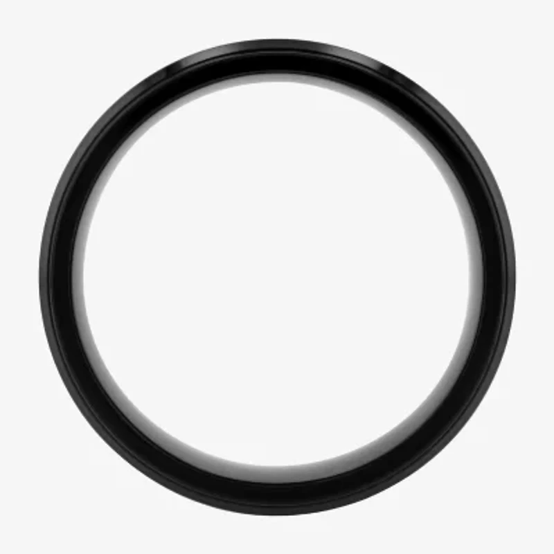 Mens 8MM Stainless Steel Wedding Band