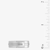 Mens 8MM Titanium Wedding Band