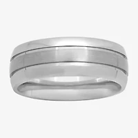 Mens 8MM Titanium Wedding Band