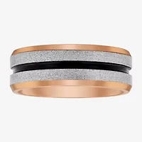 Mens 8MM Cobalt Wedding Band