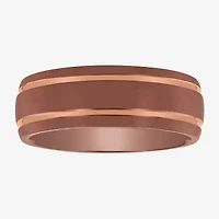 Mens 8MM Cobalt Wedding Band