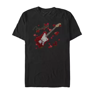 Mens Short Sleeve Fender Valentine's Day Graphic T-Shirt