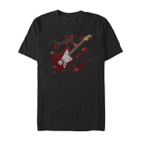 Mens Short Sleeve Fender Valentine's Day Graphic T-Shirt