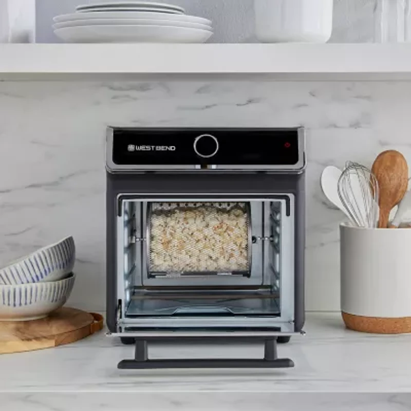 West Bend 15 Qt. Air Fryer Oven with 16 Presets, in Black