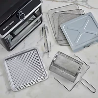 West Bend 15 Qt. Air Fryer Oven with 16 Presets, in Black