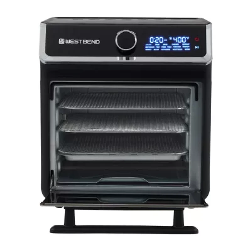 West Bend 15 Qt. Air Fryer Oven with 16 Presets, in Black