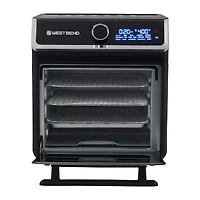 West Bend 15 Qt. Air Fryer Oven with 16 Presets, in Black
