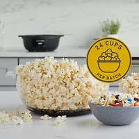 West Bend Stir Crazy 6 Qt. Popcorn Machine, in Black
