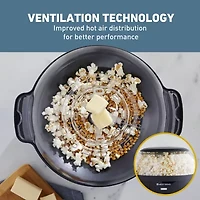 West Bend Stir Crazy 6 Qt. Popcorn Machine, in Black
