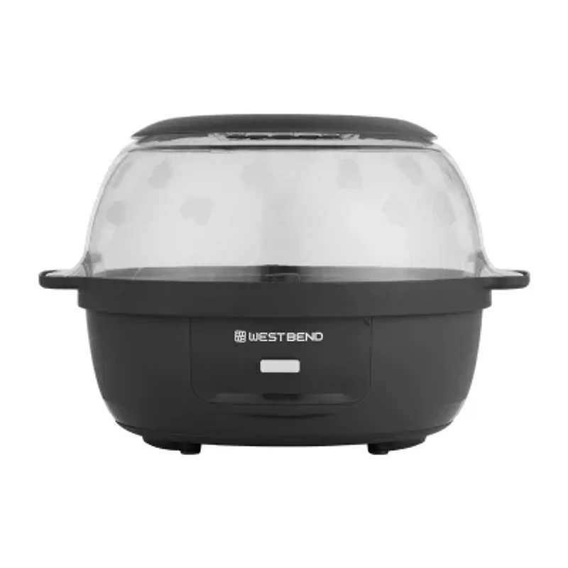 West Bend Stir Crazy 6 Qt. Popcorn Machine, in Black