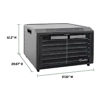 Excalibur 6 Tray Select Digital Dehydrator, in Stainless Steel