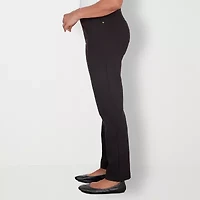 Alfred Dunner Womens Slim Pull-On Pant