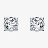 Ever Star (G / SI1-SI2) 1/4 CT.T.W. Lab-Grown Diamond Sterling Silver or 14K Gold over Round Stud Earrings