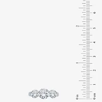 Floating Diamonds (F / Vs2) Womens 3 CT. T.W. Lab Grown White Diamond 14K Gold 3-Stone Engagement Ring