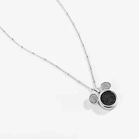 Disney Jewels Collection Womens 1/ CT. T.W. Natural White Diamond Sterling Silver 18 Inch Pendant Necklace