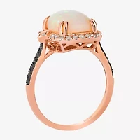 Le Vian® Ring featuring 2 cts. Neopolitan Opal™, 1/10 cts. Chocolate Diamonds® , 1/5 cts. Nude Diamonds™  set in 14K Strawberry Gold®