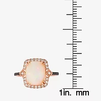 Le Vian® Ring featuring 2 cts. Neopolitan Opal™, 1/10 cts. Chocolate Diamonds® , 1/5 cts. Nude Diamonds™  set in 14K Strawberry Gold®