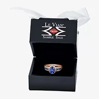Le Vian® Ring featuring 1 cts. Blueberry Tanzanite®, 1/5 cts. Blueberry Sapphire™, 1/4 cts. Nude Diamonds™ set in 14K Strawberry Gold®