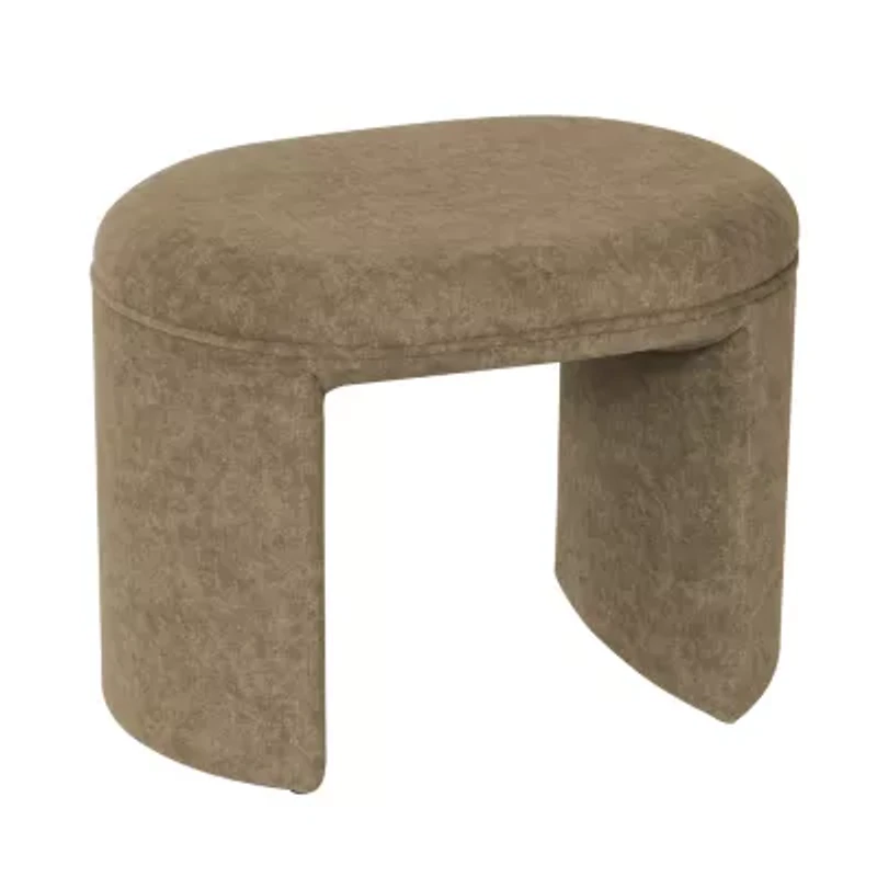HOMEPOP Quinn Upholstered Ottoman