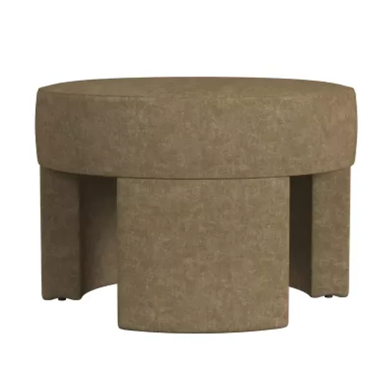 HOMEPOP Sophia Upholstered Ottoman