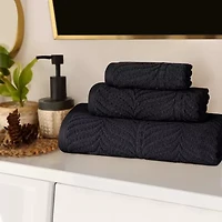 SUPERIOR® Chevron Collection | 100% Cotton 3-pc. Quick Dry Bath Towel Set