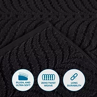 SUPERIOR® Chevron Collection | 100% Cotton 4-pc. Quick Dry Bath Towel