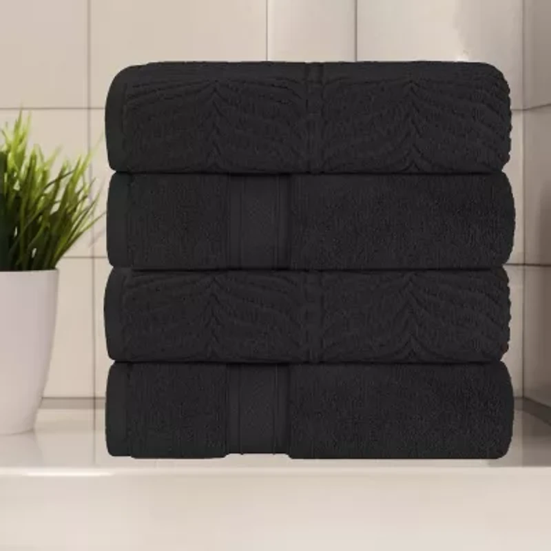 SUPERIOR® Chevron Collection | 100% Cotton 4-pc. Quick Dry Bath Towel