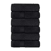 SUPERIOR® Chevron Collection | 100% Cotton 6-pc. Solid Hand Towel