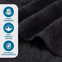 SUPERIOR® Chevron Collection | 100% Cotton 3-pc. Quick Dry Bath Towel Set