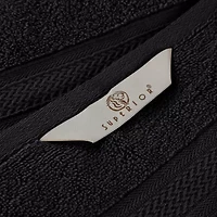 SUPERIOR® Chevron Collection | 100% Cotton 8-pc. Quick Dry Solid Bath Towel Set