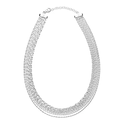 Sterling Silver 9-Strand Necklace
