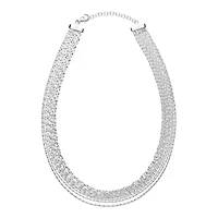 Sterling Silver 9-Strand Necklace