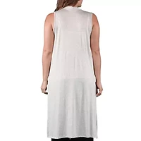 24seven Comfort Apparel Womens Midweight Plus Softshell Vest Jacket