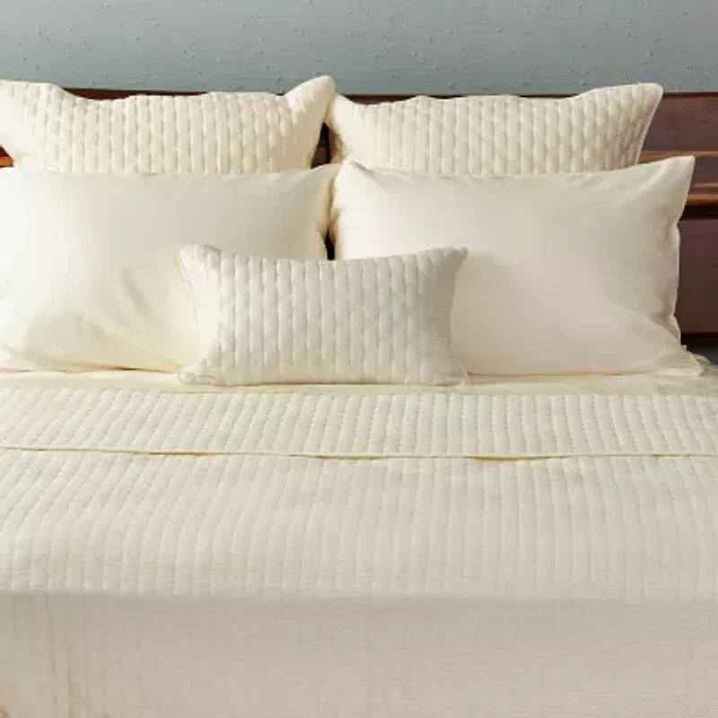 Bedvoyage Rayon From Bamboo Hem Rectangular Throw Pillow