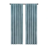 Eclipse Harper Rod Pocket Back Tab Energy Saving Blackout Single Curtain Panel