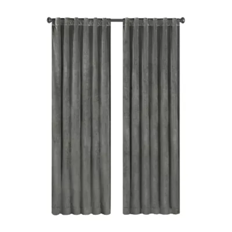 Eclipse Harper Rod Pocket Back Tab Energy Saving Blackout Single Curtain Panel