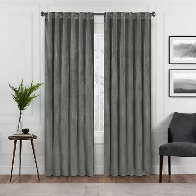 Eclipse Harper Rod Pocket Back Tab Energy Saving Blackout Single Curtain Panel