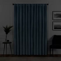 Eclipse Harper Rod Pocket Back Tab Energy Saving Blackout Single Curtain Panel