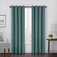 Eclipse Gemini Grommet Top Energy Saving Blackout Single Curtain Panel