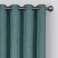 Eclipse Gemini Grommet Top Energy Saving Blackout Single Curtain Panel