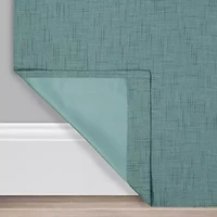 Eclipse Gemini Grommet Top Energy Saving Blackout Single Curtain Panel