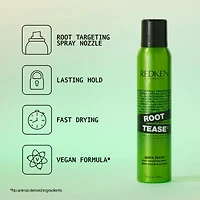 Redken Styling Root Tease Backcombing Spray Styling Product 5.3 oz.