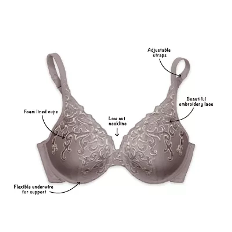 Playtex Secrets® Beautiful LIft With Embroidery Underwire Bra - US4513